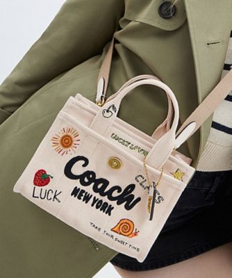 ＜COACH＞カーゴ　トート　バッグ　２０・スケッチ　プリント